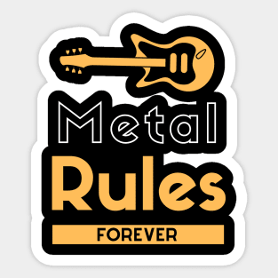 Heavy Metal Bands Heavy Metal Art Sticker